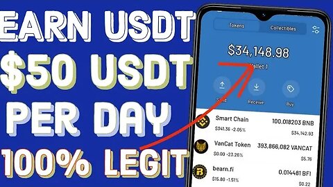 Earn $50 usdt per day (100% legit usdt miner) usdt miner