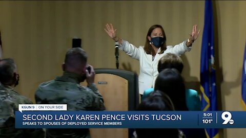 Second Lady Karen Pence visits Tucson