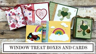 Easy Window Treat Box and Card Ideas