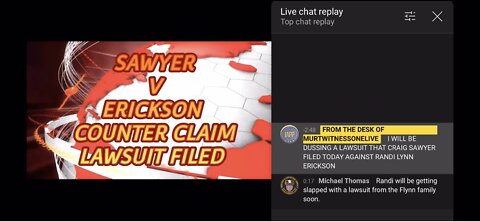 CRAIG SAWYER COUNTER CLAIM AGAINST RANDI L. ERICKSON (OWNER OF TIMOTHYCHARLESHOLMSETH.COM)