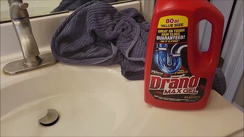 Open Up Those Drains - Drano Max Gel Drain Clog Remover