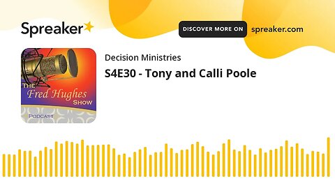 S4E30 - Tony and Calli Poole