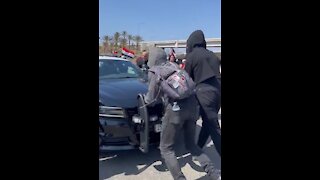 Antifa Tries To Block A Cop Car and It Doesn't Go Well