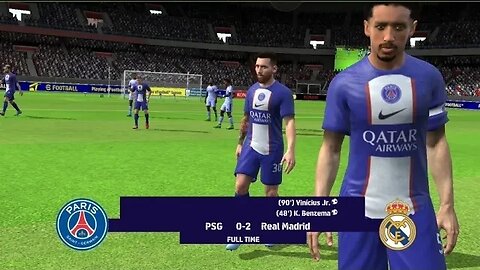 PSG VS REAL MADRID (EFOOTBALL 23 REALISTIC GAMEPLAY) - GAMING SANTUY