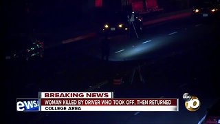 Woman killed in hit-and-run near SDSU