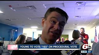 Sen. Todd Young plans to vote 'yes' on procedural health care vote