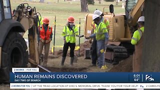 Human remains discovered