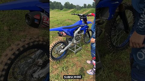 2023 YZ450F Yoshimura Exhaust Barks!!! TOO LOUD #shorts