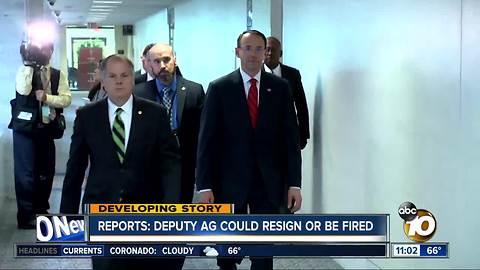 Reports: Deputy AG could resign or be fired