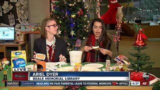 Build your own gingerbread house today at Beale Memorial Library