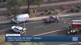 FD: Two people killed in crash near Dobson and Elliot in Chandler
