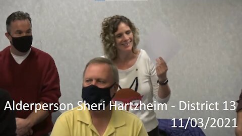 Alderperson Sheri Hartzheim's (District 13) Invocation At 11/03/2021 Appleton Common Council Meeting