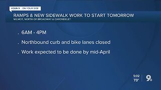 Construction crews to install ADA ramps and new sidewalks on Wilmot from Broadway to Carondelet