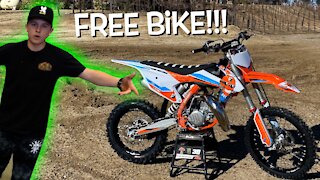 GIVING AWAY A BRAND NEW DIRT BIKE!!!