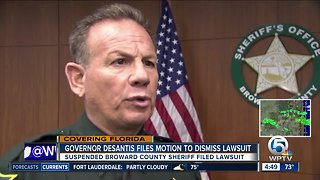 Florida governor wants suspended sheriff's lawsuit dismissed