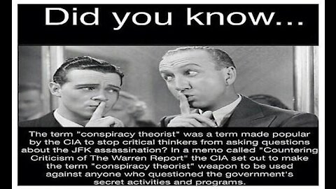 Conspiracy Theorists are Data Researchers and Fact Finders.