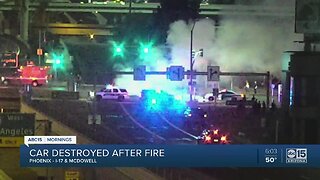 Fiery Crash Near McDowell and I-17