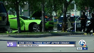 Man dies in West Palm Beach vehicle crash