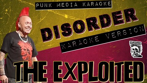 The Exploited - Disorder (Karaoke Version) Instrumental - PMK