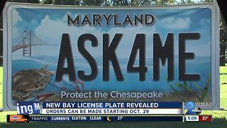 New Chesapeake Bay license plate design unveiled