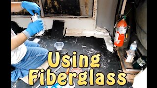 Bus Conversion to RV Life "Snapshot Video" Using Fiberglass