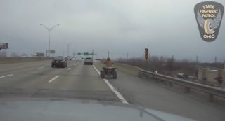 4-wheeler leads Ohio State Highway Patrol on chase