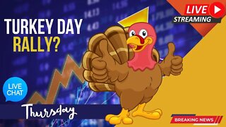 FEDERAL RESERVE MINUTES, JOBS REPORT, THANKSGIVING RALLY? LIVE MARKET DISCUSSION