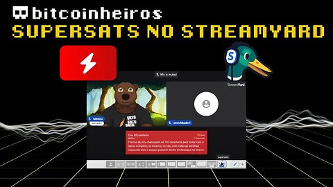 Como usar o SuperSATS com o StreamYard