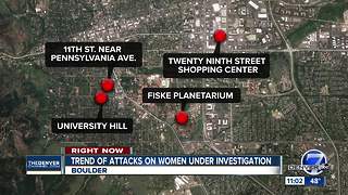 Police investigating several violent attacks on women in Boulder