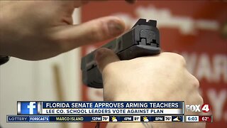 Lee County School Board members voted 7-0 against arming teachers