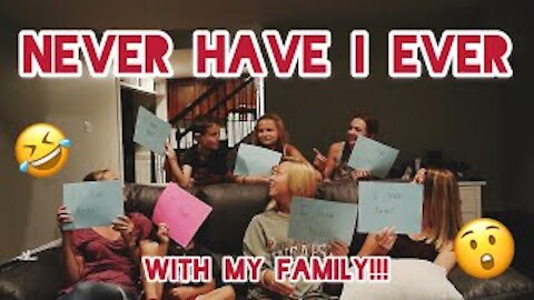 Never Have I Ever with my FAMILY!!! **THINGS GOT WEIRD** | Gabby’s Gallery