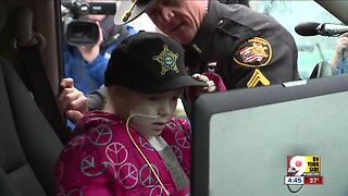 Naomi Short, 8-year-old with brain cancer, becomes deputy for a day