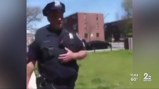 Baltimore police sergeant under investigation after video shows him coughing near residents