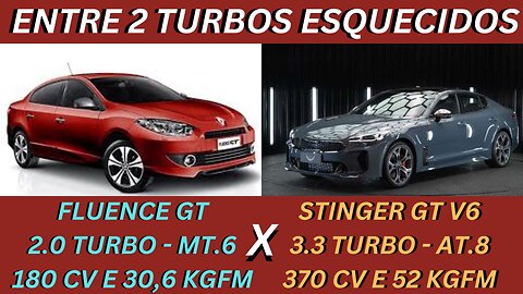 ENTRE 2 CARROS - RENAULT FLUENCE GT X KIA STINGER GT - QUANDO AS MONTADORAS ERRAM NO PREÇO