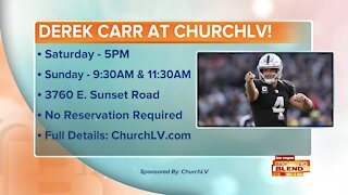 Derek Carr at ChurchLV