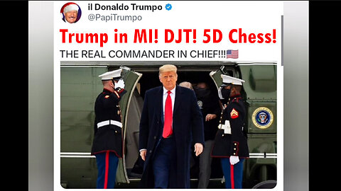 Trump In MI - DJT - 5D Chess - 4/4/24..