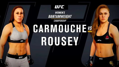 EA Sports UFC 3 Gameplay Ronda Rousey vs Liz Carmouche