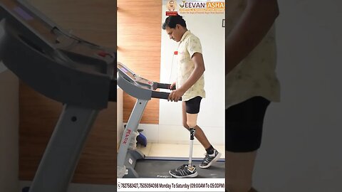 Jeevan Asha Hospital & Rehabilitation Center provided him #free of cost #modular #prosthesis