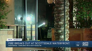 Fire sparks at Scottsdale Waterfront restaurant
