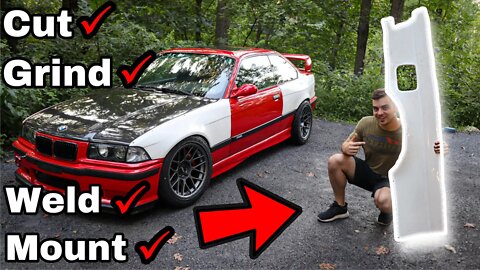 Installing Widebody Over Fenders On My LS Swapped E36! * DIY *