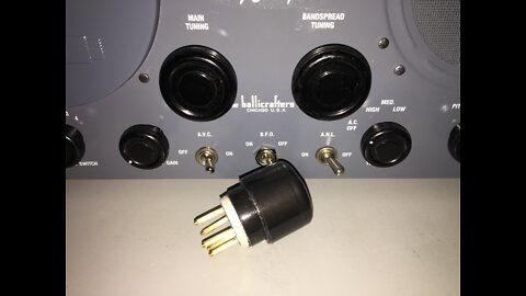 Hallicrafters S-20R S-Meter Plug