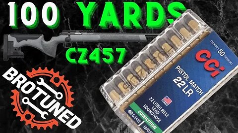 CZ 457 LRP - CCI Pistol Match Competition - 100 Yards - IBI Barrel