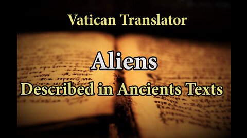 Vatican Translator: Alien God Genetically Cloned Humans, Mauro Biglino (1of2)