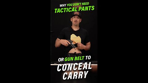 Why you don’t need tactical pants or a gun belt to conceal carry