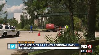 Worker dies at Lakes Regional Park in Fort Myers