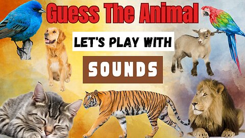 Sounds Game | Guess The Sounds | Sounds Quiz | Animal Sounds | Listen and Learn