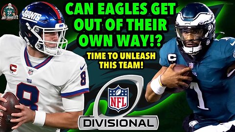 BOOM! Can Eagles Make That Strong Push To Be Dominate? Eagles vs Giants PLAYOFFS! Eagles Are Ready!