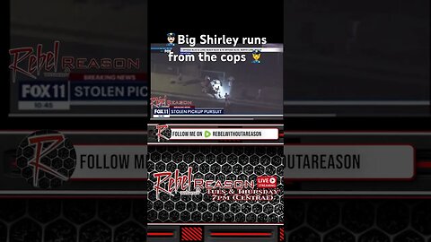 Big Shirley runs from the #cops after #highspeedchase