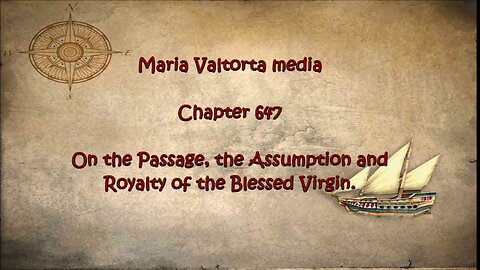 On the Passage, the Assumption and the Royalty of the Blessed Virgin.