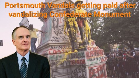 Jared Taylor || Porstmouth Vandals getting paid after vandalizing Confederate Monument